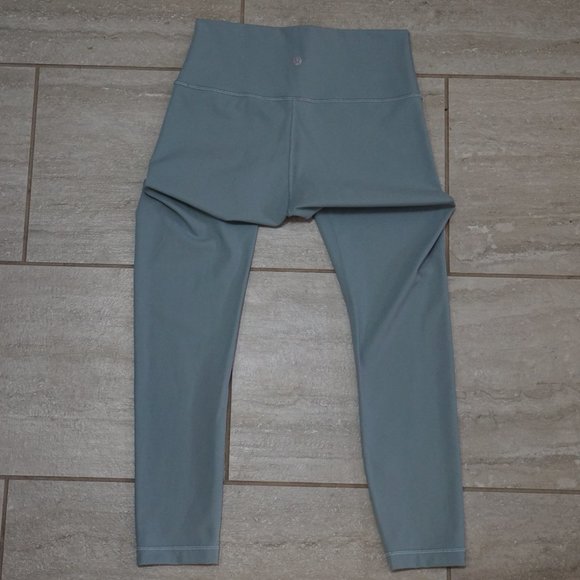 Lululemon Wunder Under High Rise Legging  Womens Size 8 Color Blue Cast - Picture 3 of 6